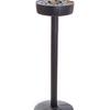 Ashtray Foot Black Aluminum Forged Lacquered